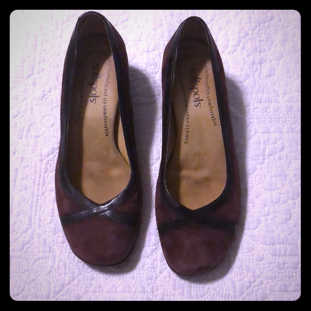 Suede wedges!